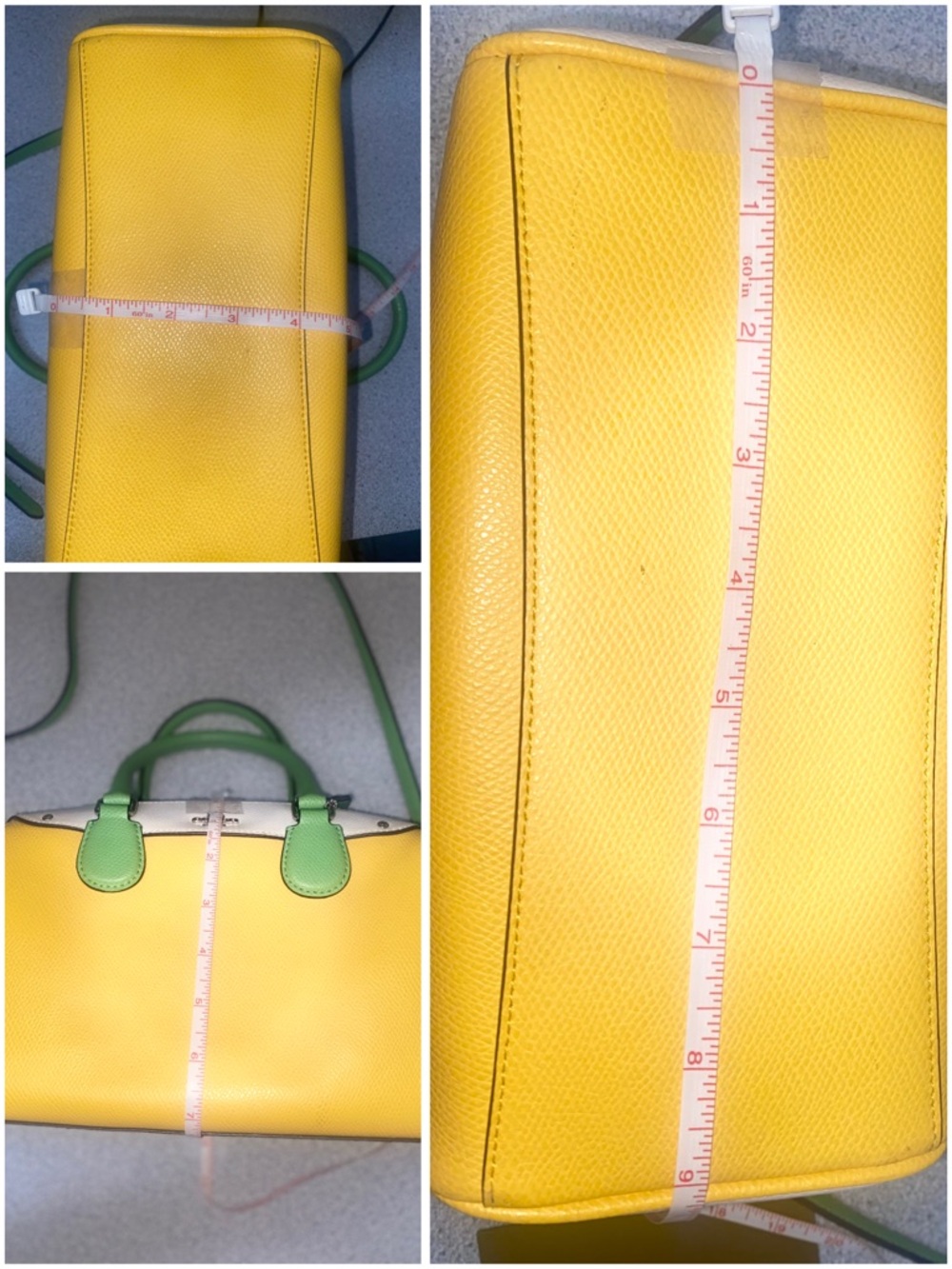Coach Colorblock Canary/Multi Soft Wallet/Mini Bennett Satchel EUC - Picture 12 of 14